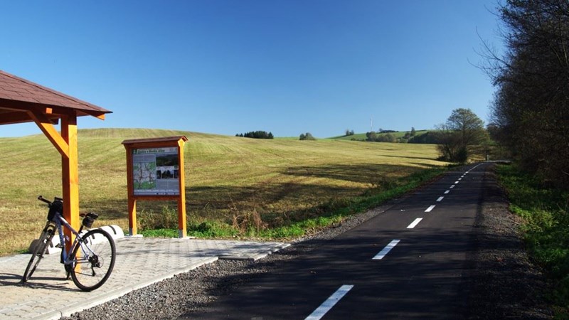 Cycling trail Nový Jičín - Hostašovice