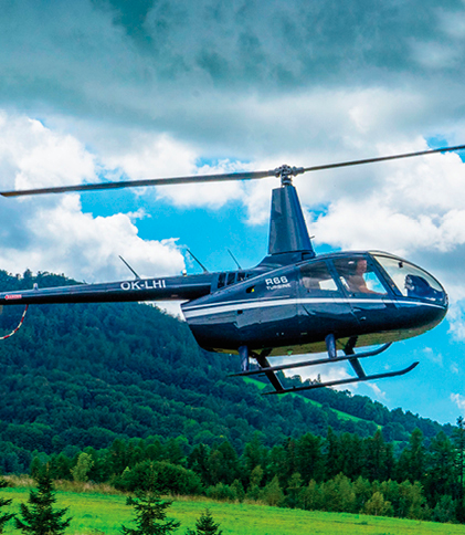 Vyhlídkové lety vrtulníkem